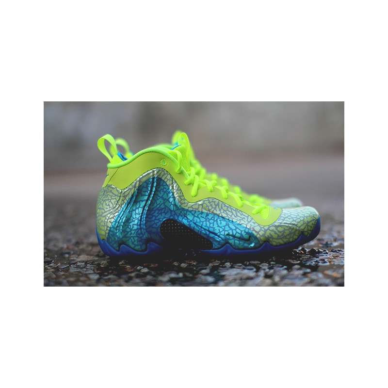 NIKE AIR FLIGHTPOSITE 1 EXPOSED volt/blue