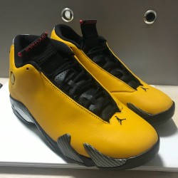 "AIR JORDAN 14 RETRO "UNIVERSITY GOLD کتونی جردن